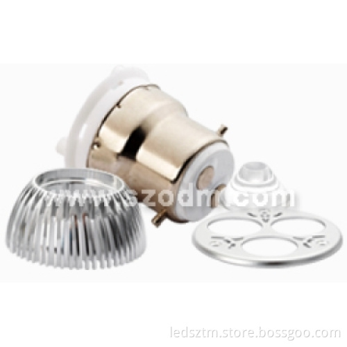 China B22 LED Bulbs with PC, Aluminum Alloy Cover 5W